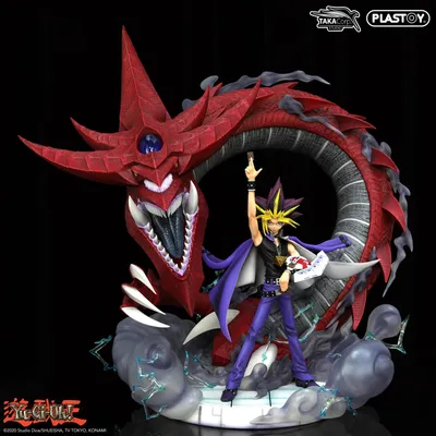Produktbild von Yu-Gi-Oh! Statue Yami Yugi & Slifer 51 cm