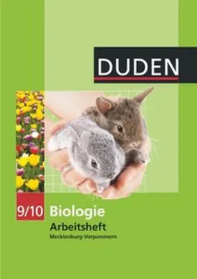 Obrázok produktu pre Duden Biologie 9/10 Arbeitsheft. Mecklenburg Vorpommern Realschule