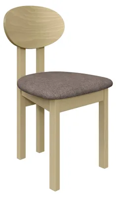 Produktbild von MIRJAN24 Stuhl Divo III, Esszimmerstuhl aus Buchenholz, 47x48x85 cm (Holzfarbe: Sonoma, Stofffarbe: Hygge D20)