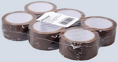 Produktbild von Packband 50 mm x 66 m, braun leise abrollend, PP ,43 mic