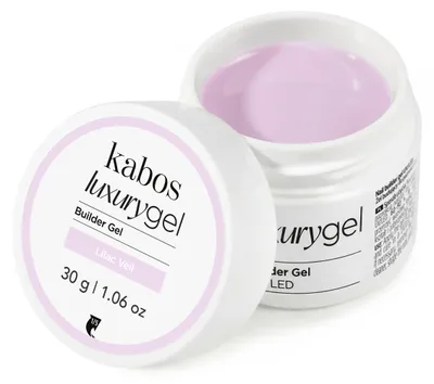 Produktbild von Kabos Luxury Builder Gel UV/LED Aufbaugel für Gelnägel 30g | Lilac Veil