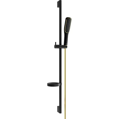 Obrázek produktu pro Mexen DS49 posuvný sprchový set, Černá/Zlatá - 785494583-57
