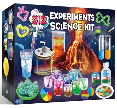 Produktbild von 212 Experimentier-Set für Kinder (mit wissenschaftlichen Experimenten)