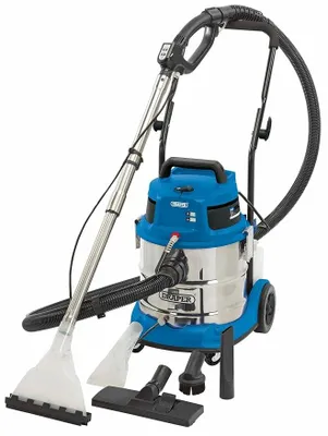 Image de Aspirateur/nettoyeur à sec et à eau, 20 litres, 1500 watts, 230 volts