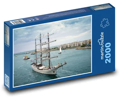 Obrázok produktu pre Puzzle 2000 Loď v mestskom prístave - martinpuzzle