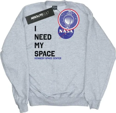 Produktbild von NASA - "I Need My Space" Sweatshirt für Herren BI48129 (3XL) (Grau)