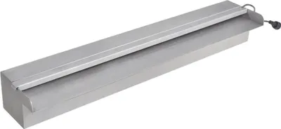 Obrázek produktu pro Obdélníková bazénová fontána s LED nerezová ocel 60 cm