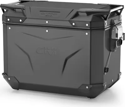 Imagen del producto de Maleta lateral GIVI TREKKER OUTBACK EVO SMART, lado izquierdo, línea negra, 48 litros