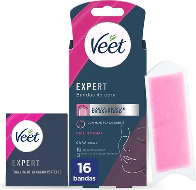Obrázok produktu pre Veet Expert Voskové Pásky na Tvár 16ks