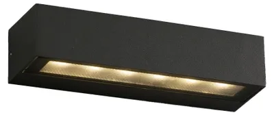 Productafbeelding van Faro 71901, Wandlamp voor buiten, donkergrijs, aluminium, IP65, Klasse I, 6,5 W