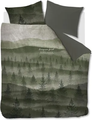 Produktbild von Rivièra Maison Bettwäsche Evergreen Green 200x200 grün
