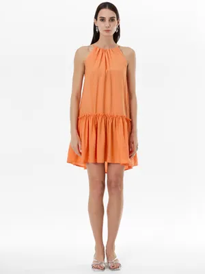 Produktbild von Orsay Orangefarbenes knielanges Kleid für Damen 42