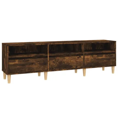 Zdjęcie produktu dla vidaXL Szafka pod TV dąb wędzony 150x30x44,5 cm materiał drewnopochodny