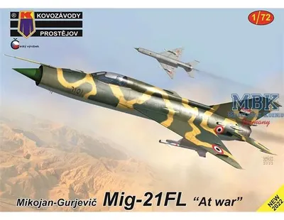 Produktbild von Kovozavody Prostejov KPM72368 Mikoyan-Gurevich MiG-21FL At war