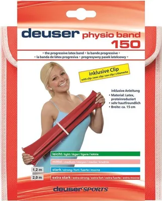 Produktbild von Physio Band 150 240 cm rot/extra star