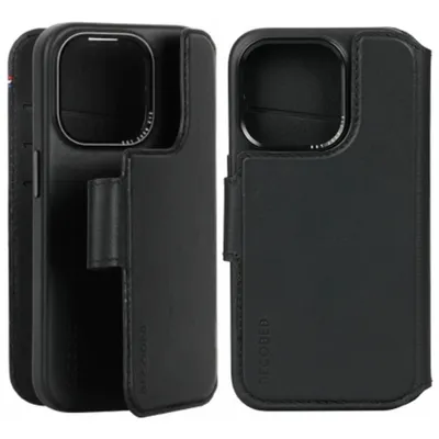 Produktbild von Decoded Leder Wallet mit MagSafe für iPhone 15 Plus, Schwarz