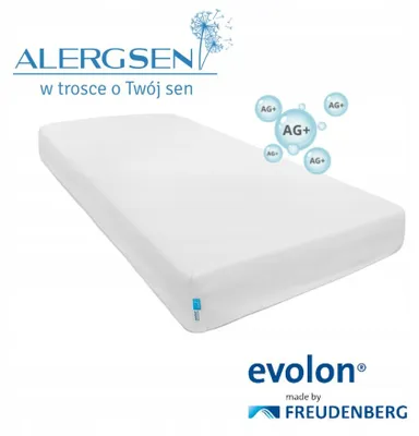 Produktbild von Alergsen Milbendicht Spannbettlaken mit Silberionen 180x200 cm