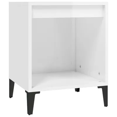 Immagine prodotto di Comodino Bianco Lucido 40x35x50 cm