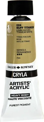 Produktbild von Daler Rowney Cryla Artists’ Acrylfarbe Buff Titanium 75 ml 1 stk