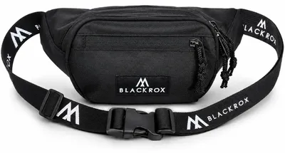 Produktbild von BLACKROX Gürteltasche Bauchtasche Uni Hüfttasche, Geldgürtel, Sport & Fitness Damen & Herren, Wasserdicht Sporttasche, Outdoor, Laufgürtel, schwarz
