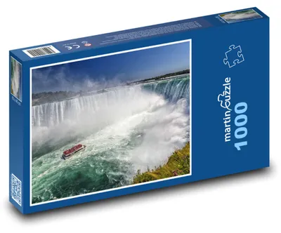 Obrázok produktu pre Puzzle 1000 Majestátne Niagarské vodopády - martinpuzzle