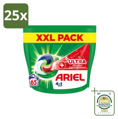 Produktbild von 25 x Ariel 4in1 Pods Ultra Fleckentferner - Vorratspackung - 25 Stücke