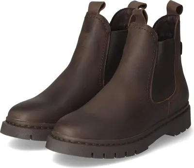Produktbild von Tamaris Damen Chelsea Boots/ Stiefeletten Braun Rauleder Größe: 42