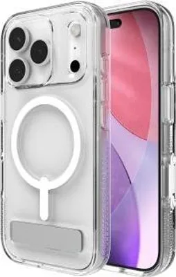 Produktbild von ZAGG Crystal Palace Snap Kickstand, Cover, Apple, iPhone 17 Pro, 16 cm (6.3"), Transparent