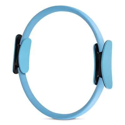 Produktbild von 4FIZJO Pilates Ring, 38 cm, aus Fiberglas, mit EVA-Griffen, Blau