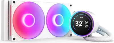 Obrázok produktu pre NZXT Kraken Elite 280 RGB, Vodné chladenie typu všetko v jednom, 14 cm, Biela