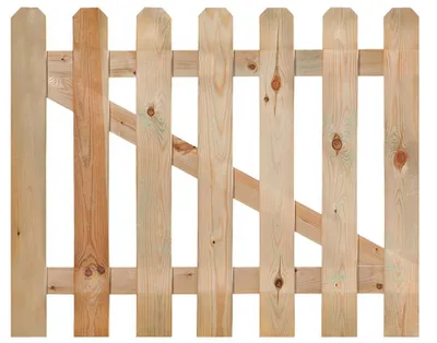 Produktbild von Gartenzauntür gerade 60 cm Tuindeco