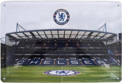 Produktbild von Chelsea FC - Schild, Stadion 2er-Pack TA13255 (Einheitsgröße) (Blau/Weiß/Grün)