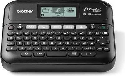 Produktbild von Brother PT-D460BTVP - Beschriftungsgerät mit USB- und Bluetooth-Schnittstelle, QWERTY, TZe, Wärmeübertragung, 180 x 180 DPI, 30 mm/sek, Verkabelt & Kabellos