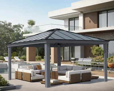 Obrázek produktu pro Canopia Dallas 4,3 x 4,8 zahradní altán, antracitový