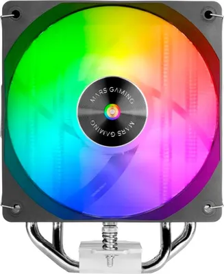 Produktbild von Mars Gaming MCPU-X4ARGB Prozessor Luftkühlung 12 cm Schwarz 1 Stück(e)