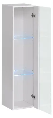 Image de Vitrine verticale "Switch WW 2" - Blanc - L 30 cm x P 30 cm x H 120 cm