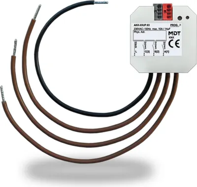 Produktbild von MDT KNX Schaltaktor 3fach 10 A Up, 1 Stk.