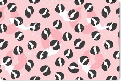 Produktbild von MuchoWow® Schreibtischunterlage Pantherdruck - Deren - Design - Rosa 60x40 cm - XXL Mauspad - Großes Mauspad