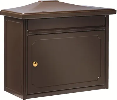 Produktbild von BURG-WÄCHTER Briefkasten Kopenhagen 882 E mit Komfort-Tiefe, A4 Einwurf-Format, Verzinkter Stahl, EU Norm EN 13724