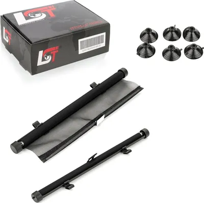 Produktbild von 2x Sonnenschutzrollo UV-Schutz Seitenfenster durchsichtig 40 cm für Fiat Toyota