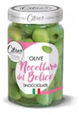 Zdjęcie produktu dla Oliwki zielone bez pestek Nocellara Citres 290g