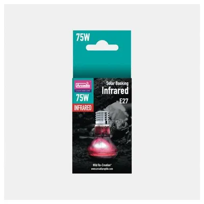 Productafbeelding van Arcadia Infrarood warmtespot terrarium 50|75|100|150W voor schemer en nachtactieve reptielen 75W