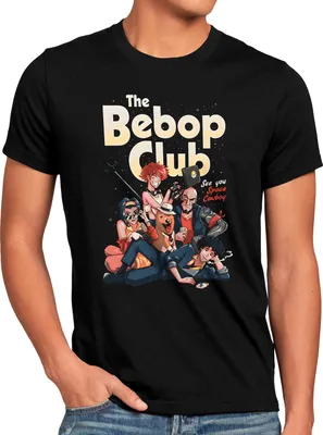 Produktbild von style3 Bebop Club Herren T-Shirt bebop anime manga swordfish