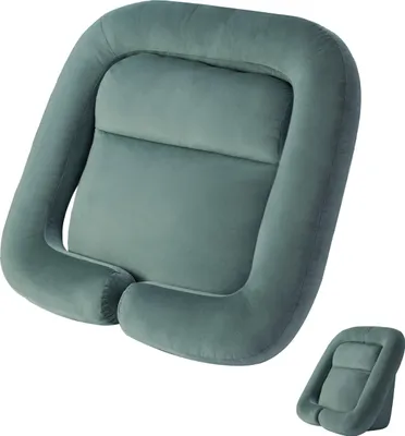 Image de PillowPalette – Un coussin multifonctionnel pour le soutien du dos, fabriqué dans un tissu doux pour la peau, adapté à différentes utilisations, vert