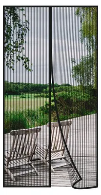 Immagine prodotto di Zanzariera magnetica per porta, 100x245 cm, nera, senza foratura, chiusura automatica