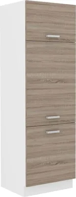 Produktbild von Küchen Gerätehochschrank 60 cm für das Modell „Dave 240 Eiche Sonoma Trüffel“