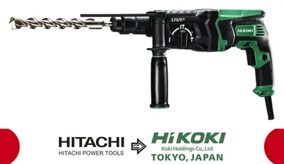 Obrázek produktu pro Hikoki DH28PMY2, SDS Plus, Černá, Zelená, Kartáčový motor, 2,8 cm, 1100 ot/min, 3 J