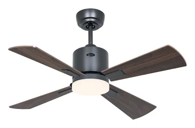 Obrázek produktu pro Stropní ventilátor ECO NEO III 92, barva bazaltově šedá – ořech/třešeň, WiFi, s osvětlením