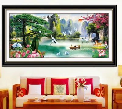 Produktbild von Diamond Painting Full Diamant Kreuzstich Stickerei Malerei Modern 120*50cm