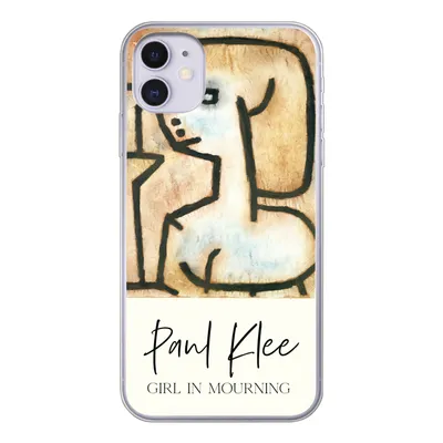 Produktbild von MuchoWow® Handyhülle Schutzhülle Hülle für iPhone 11 Kunst - Paul Klee - Trauerndes Mädchen Silikon Softcase Handy Hülle - Handytasche